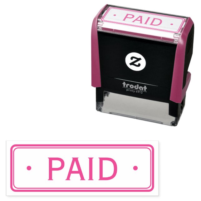 Automático Sello de empresa personalizado con texto autoincul (In Situ)