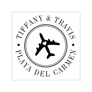Automático Sello de estilo de pasaporte de destino del avión