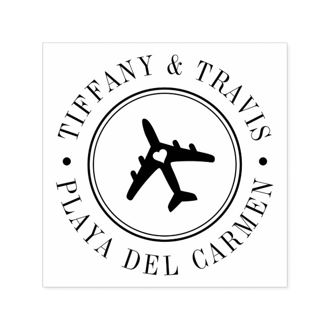 Automático Sello de estilo de pasaporte de destino del avión (Diseño)