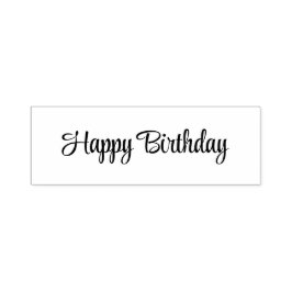 Automático Sello de Feliz Cumpleaños para envolturas de regal