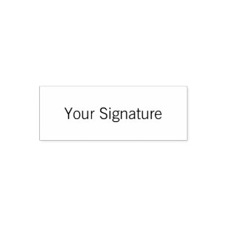 Automático sello de firma personalizado autoentintado