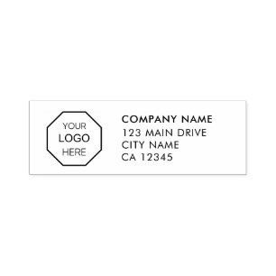Automático Sello de goma autorreplicable con logotipo empresa