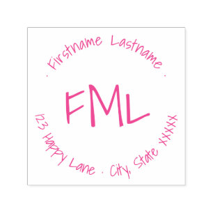 Automático Sello de goma casero