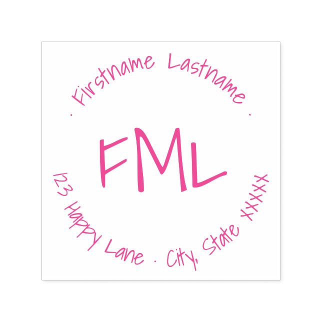 Automático Sello de goma casero (Diseño)