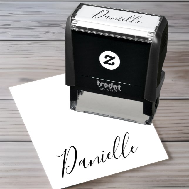 Automático Sello de goma con nombre personalizado - Firma per (Signature of Expression! ✍️✨)