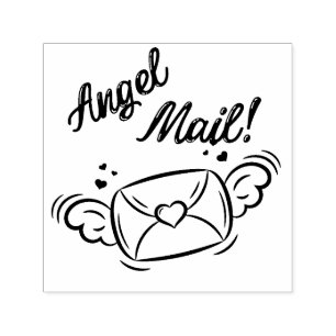 Automático Sello de goma de autotinta de Angel Mail