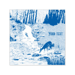 Automático Sello de goma de autotinta Doe and Fawn