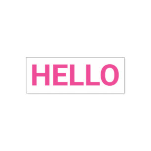 Automático Sello de goma de HELLO