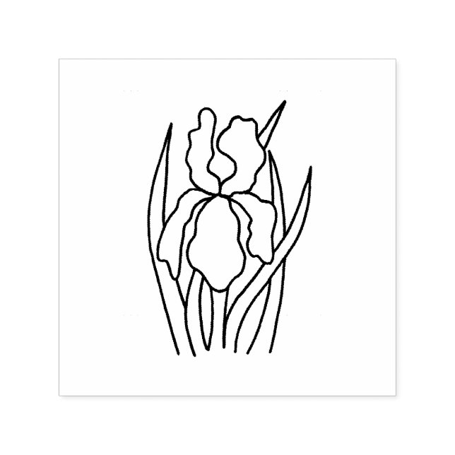 Automático Sello de goma de Iris con autotinta (Diseño)
