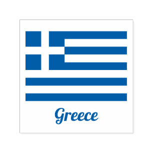 Automático Sello de goma de la bandera griega