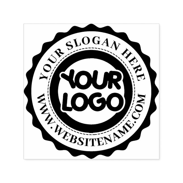 Automático Sello de goma de logotipo personalizado – Personal (Diseño)
