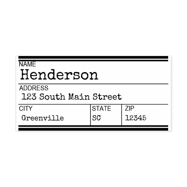 Automático Sello de goma de Personalizado de máquina de escri (Diseño)