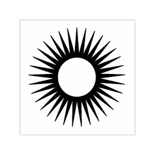Automático Sello de goma de símbolo de sol