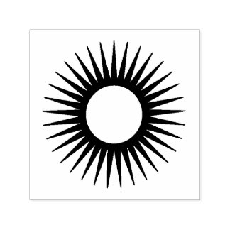 Automático Sello de goma de símbolo de sol