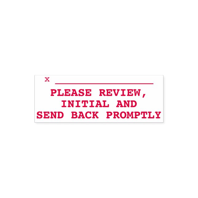 Automático Sello de goma de solicitud de revisión de document (Diseño)