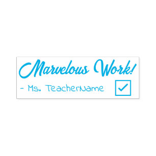 Automático Sello de goma inspirador "¡Trabajo Maravilloso!"
