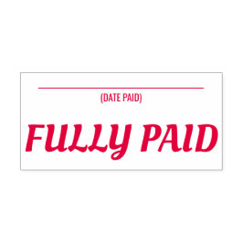 Automático Sello de goma mínimo "TOTALMENTE PAGADO"