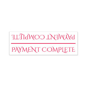 Automático Sello de goma "PAYMENT COMPLETE"