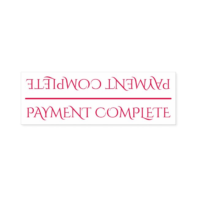 Automático Sello de goma "PAYMENT COMPLETE" (Diseño)