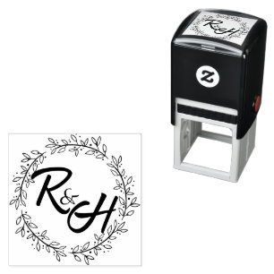 Automático Sello de goma personalizado con almohadilla de tin