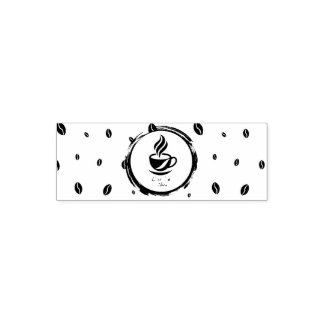 Automático Sello de goma personalizado con logotipo y tinta i