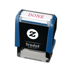 Automático Sello de goma Simple Done   Oficina personalizada 