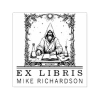 Sello de la placa de biblioteca para alquimista me