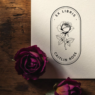 Automático Sello de libro de tinta automática Ex Libris de ro