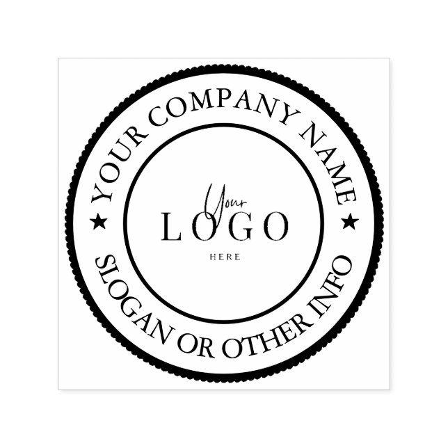 Automático  Sello de Logotipo Empresarial Personalizado de En (Diseño)