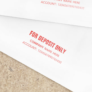 Automático Sello de Negocio Solo para Depósito