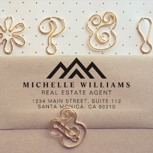 Automático Sello de Realtor Promocional Inmobiliario Moderno 