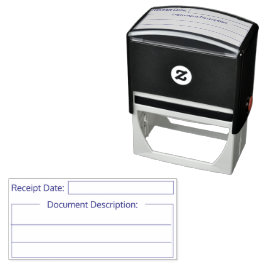 Automático Sello de recepción de documento personalizado