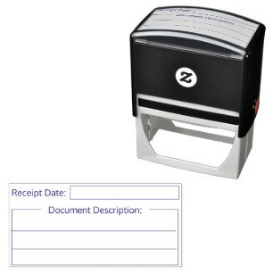 Automático Sello de recepción de documento personalizado