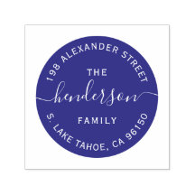 Sello de retorno de la familia de logotipos redond