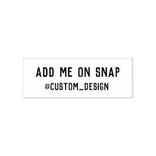 Automático Sello de Snapchat de personalizado
