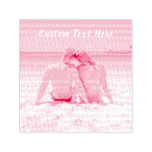 Automático Sello de texto fotográfico personalizado - Su dise