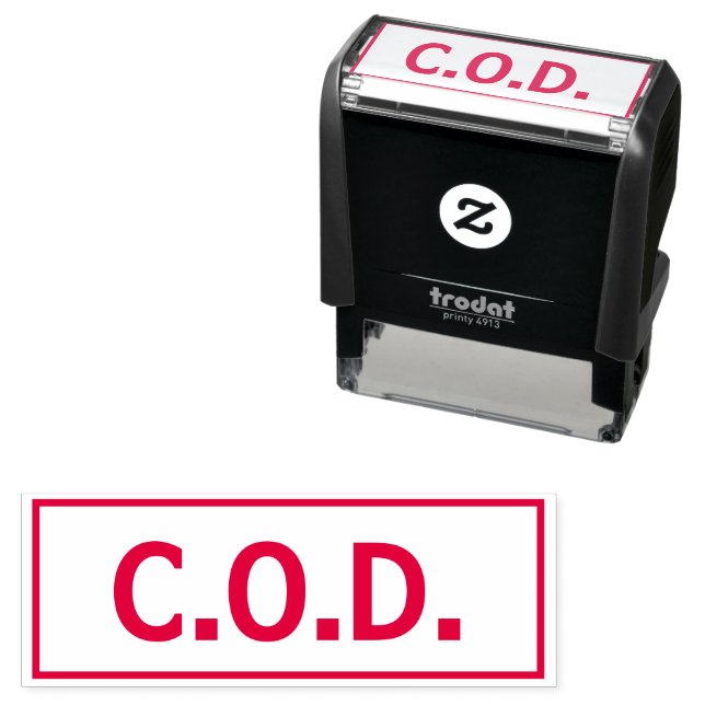 Automático Sello de tinta automática C.O.D. Pago Contra Reemb (In Situ)