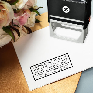 Automático Sello de tinta automática con dirección de devoluc