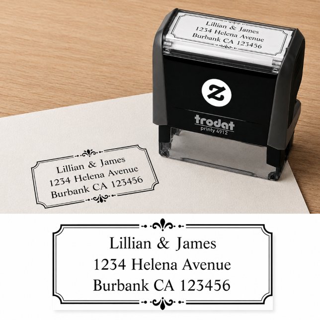 Automático Sello de tinta automática de dirección de devoluci (Subido por el creador)