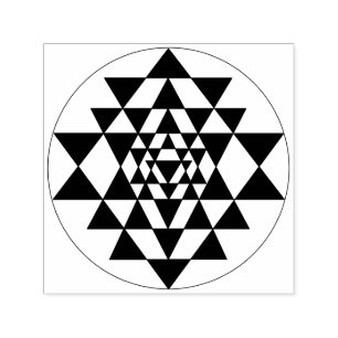 Automático Sello de tinta automática Sri Yantra