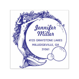 Automático Sello de tinta para dirección de retorno de sirena