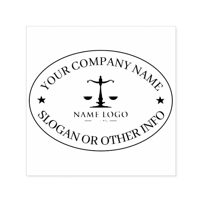 Automático Sello de tinta personalizable moderno (Diseño)