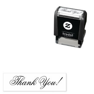 Automático Sello de tinta personalizado de agradecimiento