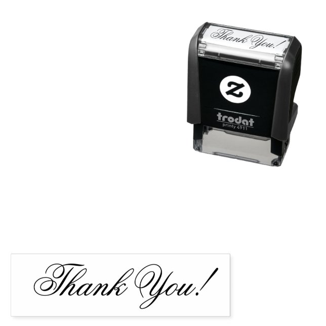 Automático Sello de tinta personalizado de agradecimiento (In Situ)
