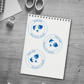 Automático Sello de tinta personalizado 'Patas fuera de mis c