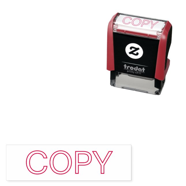 Automático Sello de tinta personalizado y personalizable COPY (In Situ)