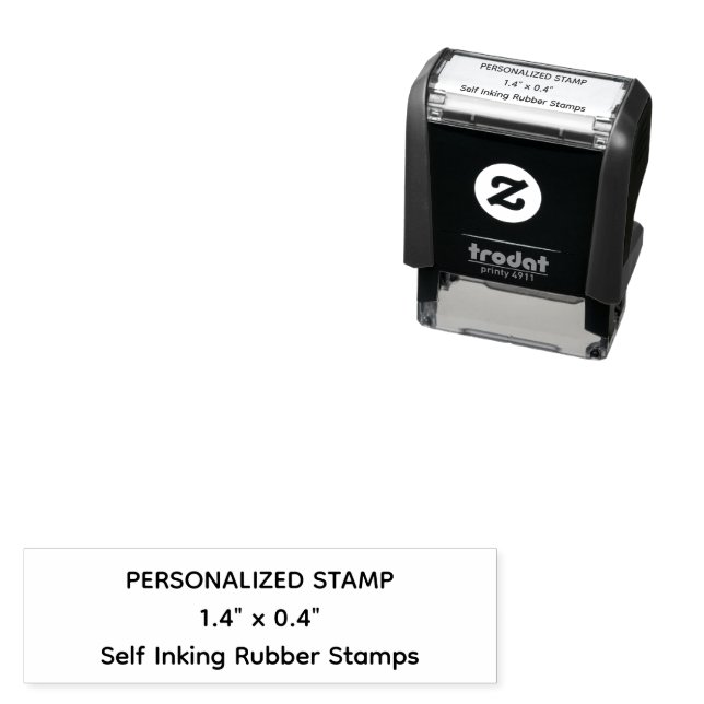 Automático Sello de tinta profesional personalizado 1,4" x 0, (In Situ)