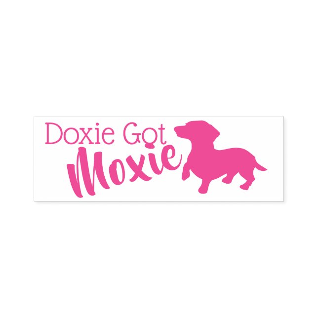 Automático Sello de tinta propia Doxie Got Moxie (Diseño)