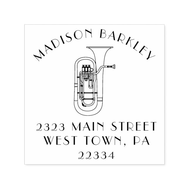 Automático Sello de tinta propia profesor de banda músico bar (Diseño)