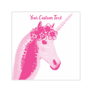 Automático Sello de tinta propia rosa del Personalizado Unico